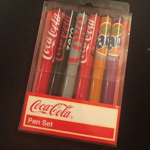 NWT Coca Cola Fanta pen set